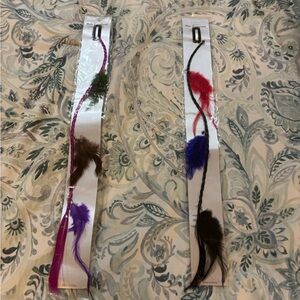 2000s Colorful Feather Hair Extensions